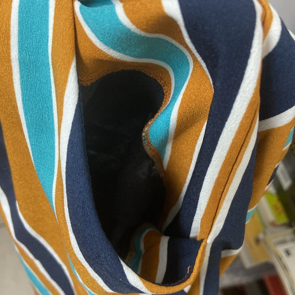 Zara Multicolor Striped Pants - Picture 5 of 5